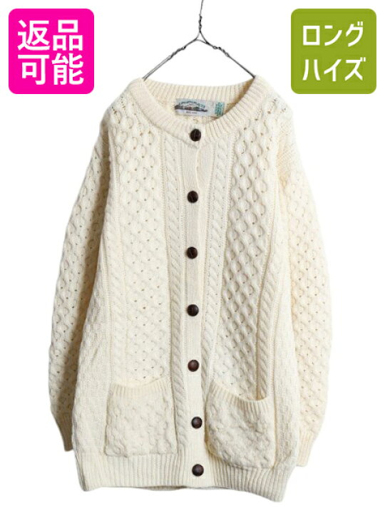 楽天市場】アイルランド製 aran crafts フィッシャーマン メリノ  