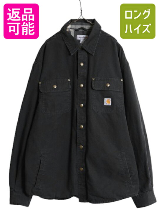 楽天市場】US企画 カーハート コットン キャンバス シャツ ジャケット 