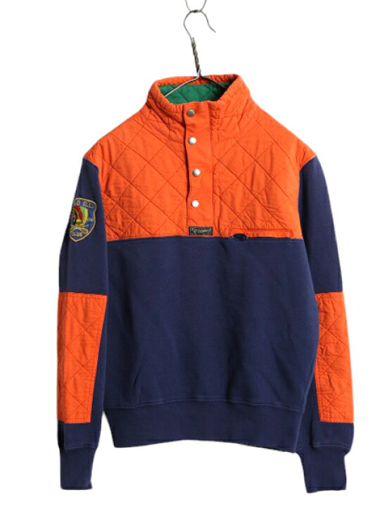 楽天市場】90s ポロ ラルフローレン ハーフジップ スウェット メンズ S 