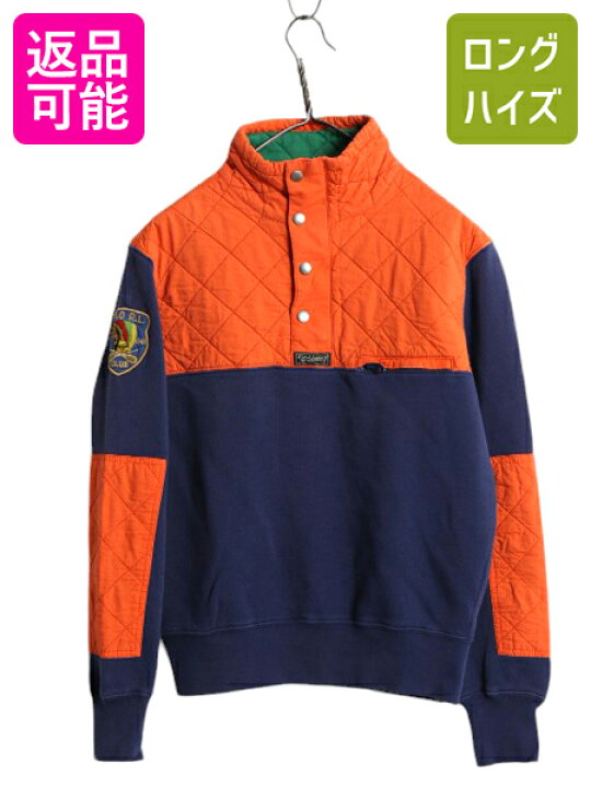 楽天市場】90s ポロ ラルフローレン ハーフジップ スウェット メンズ S 