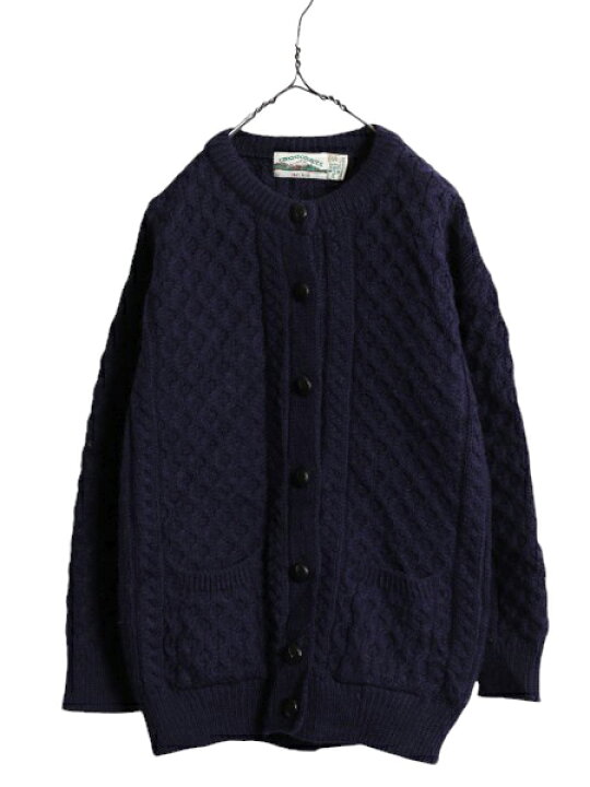 楽天市場】アイルランド製 aran crafts フィッシャーマン ウール  
