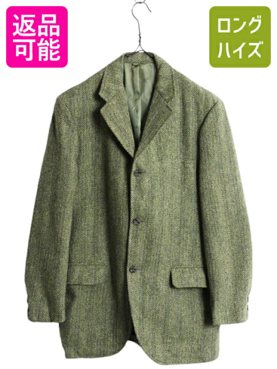 楽天市場】70s USA製 ハリスツイード テーラード ジャケット メンズ M 