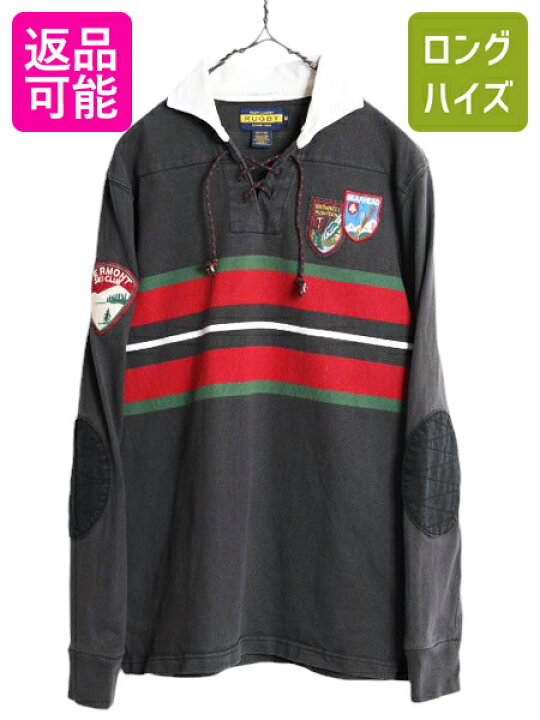 楽天市場】ラグビー ラルフローレン ボーダー 長袖 ラガー シャツ 