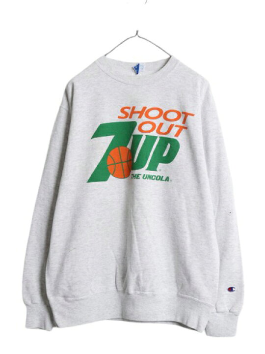 楽天市場】90s USA製 チャンピオン 7up 企業 ロゴ プリント スウェット 