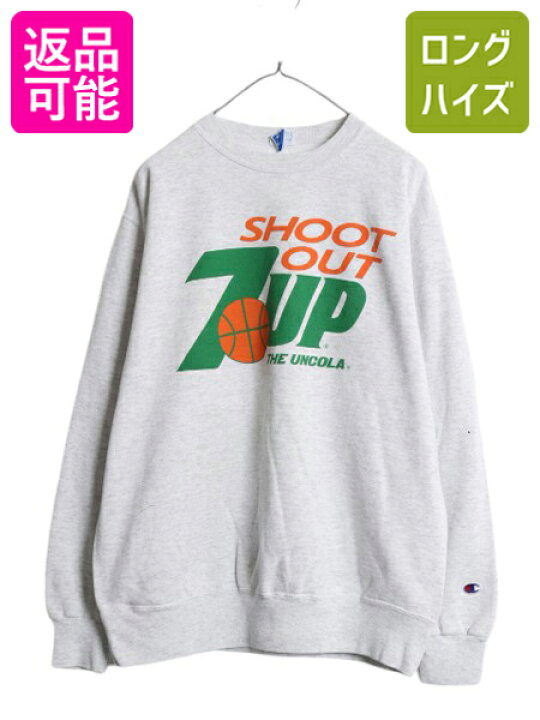 楽天市場】90s USA製 チャンピオン 7up 企業 ロゴ プリント スウェット 