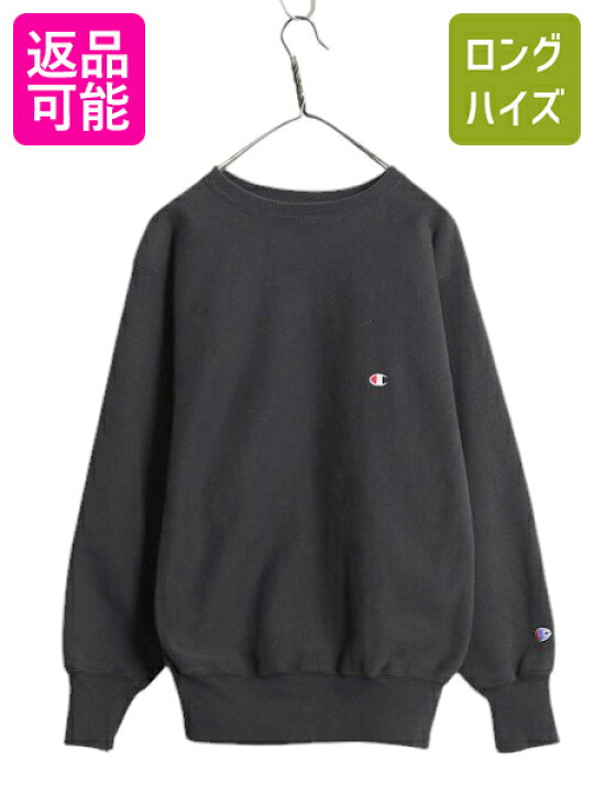 楽天市場】90s USA製 黒 ☆ チャンピオン リバースウィーブ スウェット 