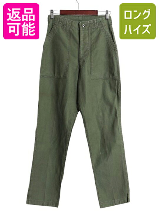 楽天市場】60s ☆ US ARMY 米軍実物 コットン サテン ベイカー パンツ 