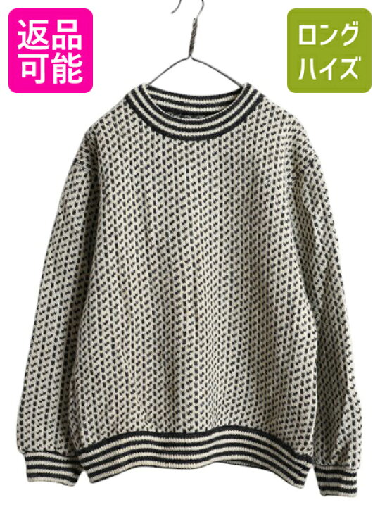 楽天市場】80s ノルウェー製 ☆ エルエルビーン バーズアイ ニット 