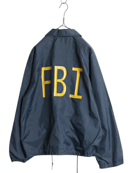 楽天市場】80s USA製 FBI 両面 プリント ナイロン コーチ ジャケット  