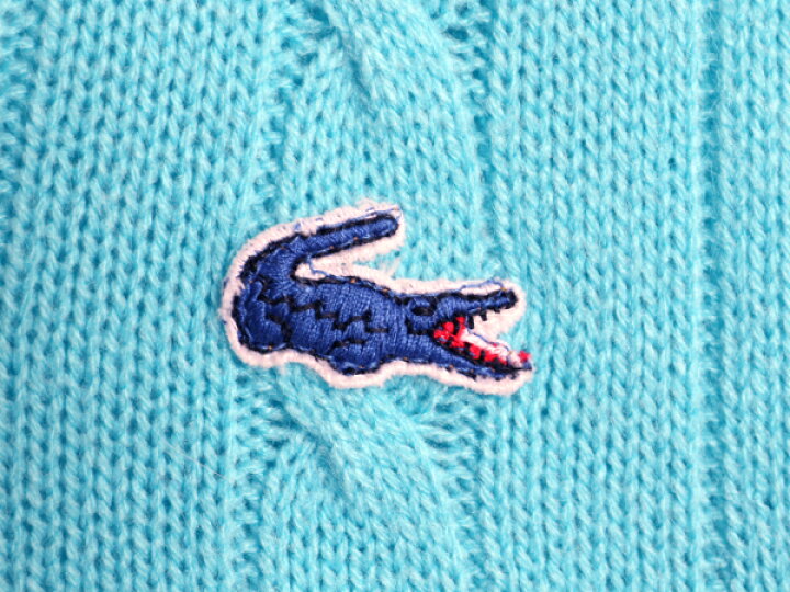 楽天市場】70s ラコステ Vネック アクリル チルデン ニット セーター  