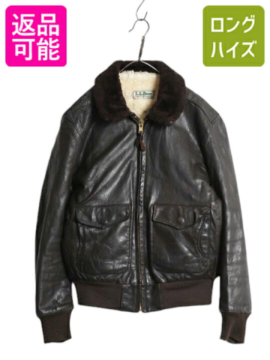 楽天市場】80s USA製 ☆ エルエルビーン G-1 タイプ 本革 レザー 