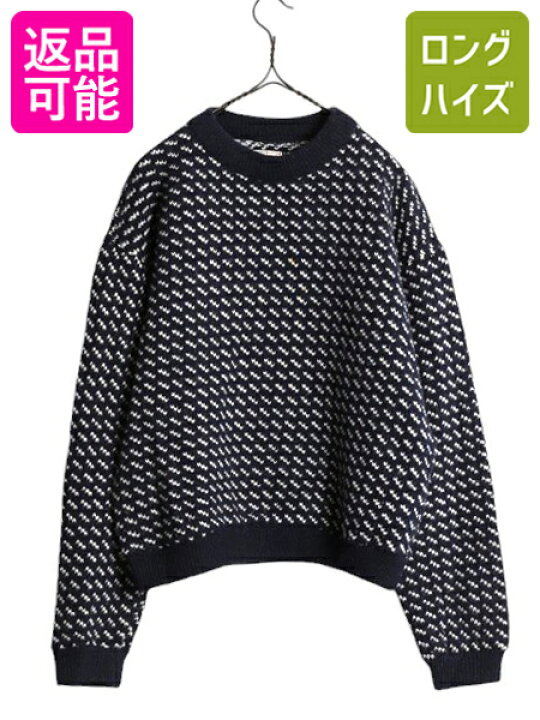 楽天市場】80s ノルウェー製 ☆ エルエルビーン バーズアイ ニット 