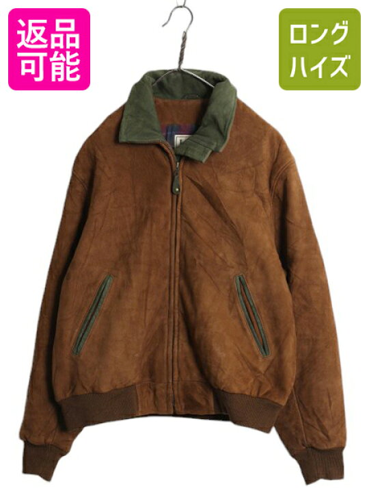 エル・エルビーン ヌバックレザージャケット （L.L.Bean - 80s 90s USA 