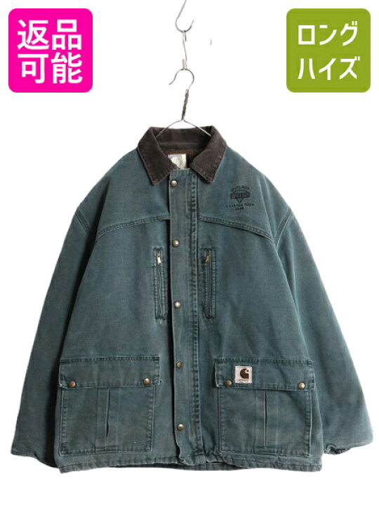 楽天市場】90s USA製 カーハート ダック マウンテン コート メンズ L  