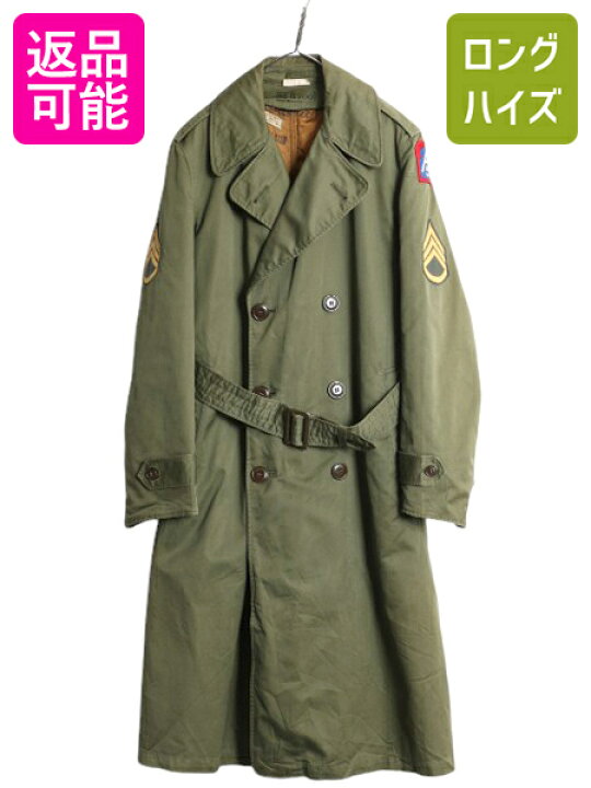 楽天市場】50s 米軍実物 US ARMY コットン サテン オーバー コート 