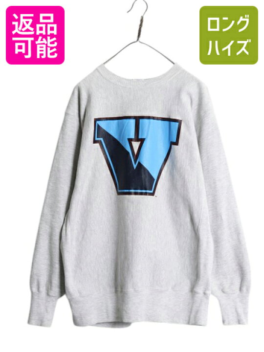 楽天市場】90s チャンピオン リバースウィーブ 両面 プリント  