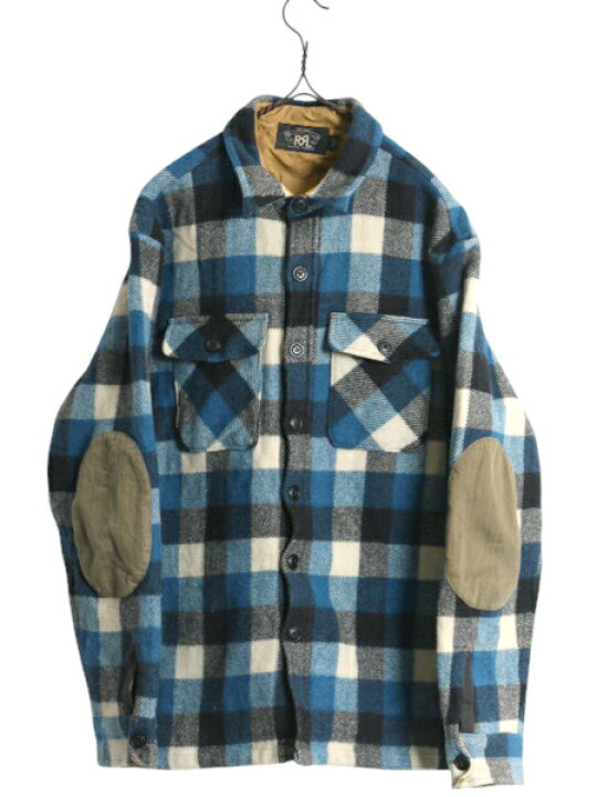 楽天市場】RRL ラルフローレン チェック ウール 長袖 CPO シャツ 