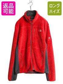 【6/7 最大半額×24h限定777円OFF!】 ノースフェイス サミット シリーズ フリース ストレッチ 切替 ジャケット メンズ M 古着 パイル アウトドア フルジップ ブルゾン ツートン| 中古 THE NORTH FACE SUMMIT SERIES ハイネック ジャンパー フリースジャケット ジップアップ
