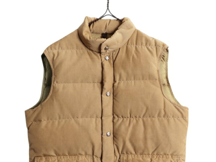 楽天市場】70s ウールリッチ ダウン ベスト メンズ M 程 古着 Woolrich 