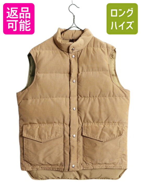 楽天市場】70s ウールリッチ ダウン ベスト メンズ M 程 古着 Woolrich 