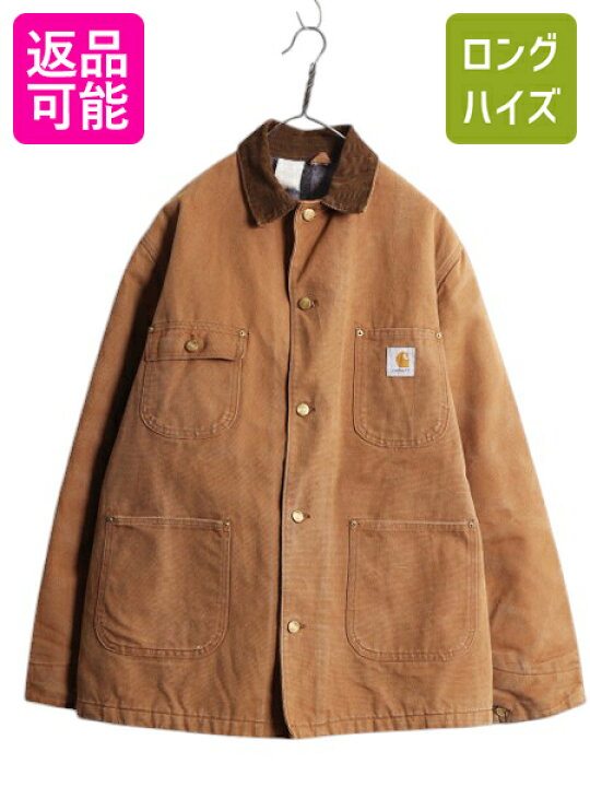 楽天市場】80s USA製 カーハート チョア コート メンズ L 程 