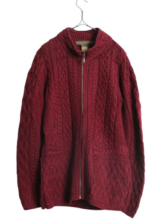 楽天市場】90s アイルランド製 INIS CRAFTS フルジップ 