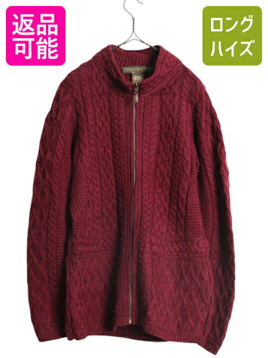 楽天市場】90s アイルランド製 INIS CRAFTS フルジップ 