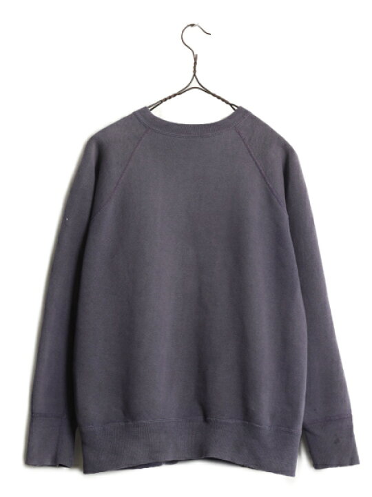 楽天市場】60s ☆ 3段 プリント スウェット メンズ M 紺 / 古着  