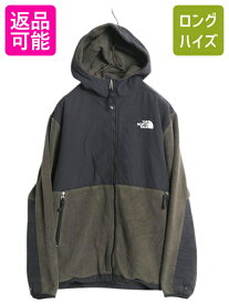 【11/10 10名様10%OFF×最大半額SALE】 ノースフェイス フード付き デナリ ジャケット ボーイズ XL メンズ S 程/ The North Face DENALI アウトドア フリース ナイロン ブルゾン| 古着 中古 フリースジャケット デナリジャケット アウトドア ツートン ジャンパー ジップアッ