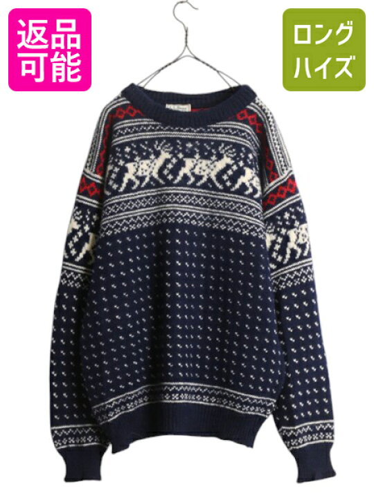 楽天市場】80s エルエルビーン ノルディック ウール ニット セーター