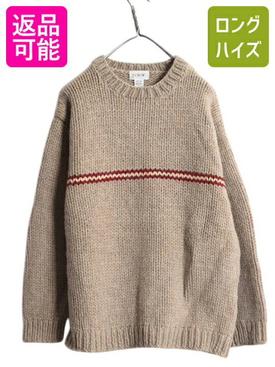 楽天市場】00s 手編み J CREW ハンド ニット セーター レディース XL 
