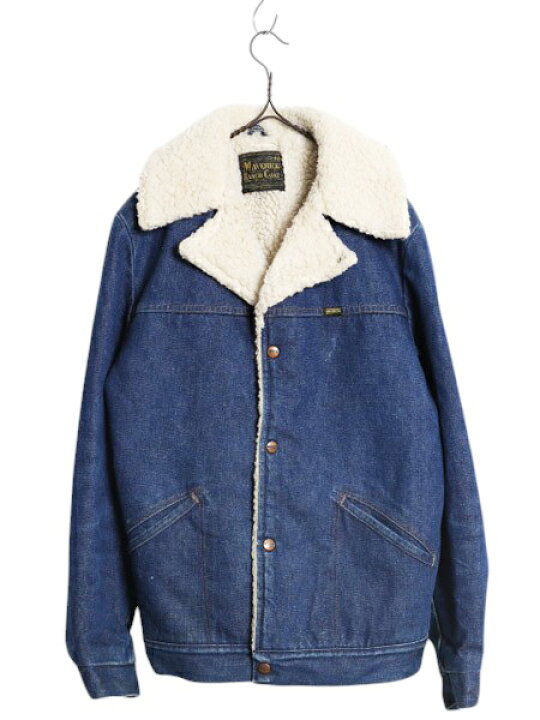 楽天市場】70s USA製 マーベリック 裏 ボア デニム ランチコート  