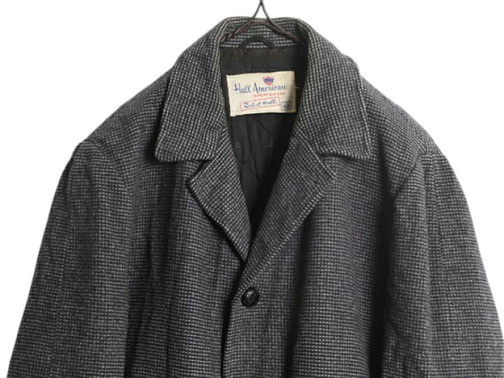 楽天市場】60s Robert Hall ウール ハーフ コート メンズ L 