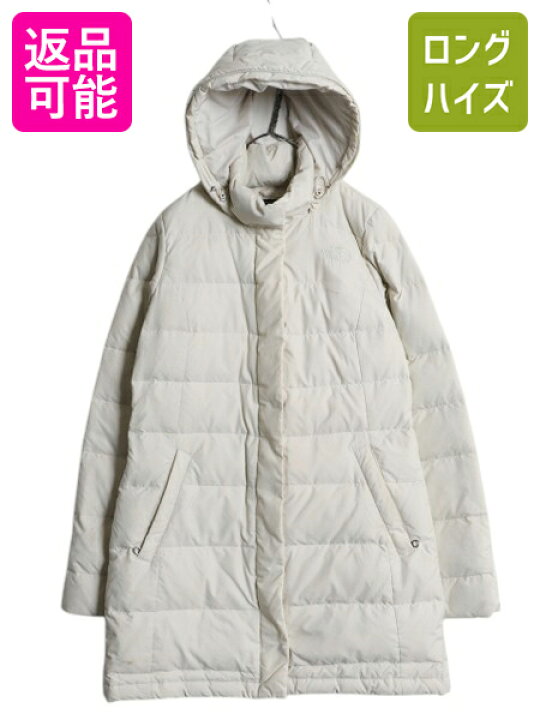 楽天市場】ノースフェイス ロング ダウン コート レディース M 白 The 