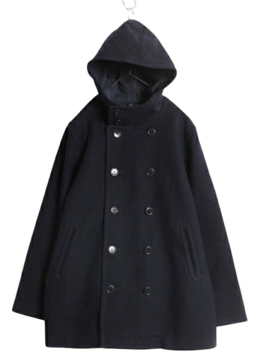 楽天市場】ラルフローレン フード付き ウール Pコート メンズ L 古着  