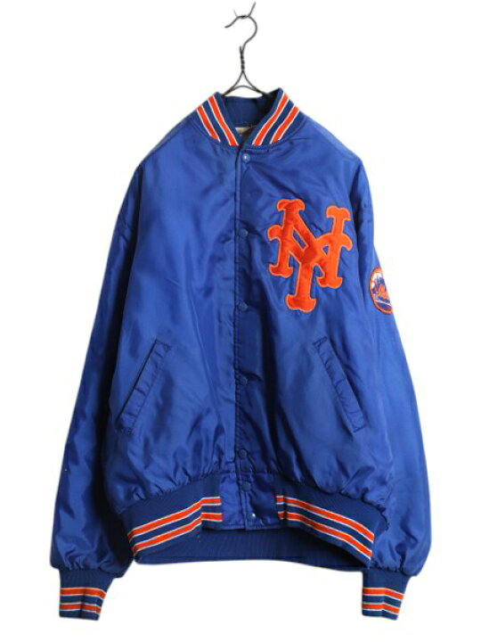 楽天市場】80s MLB ニューヨーク メッツ ナイロン スタジャン メンズ L 