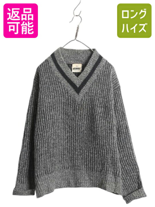 楽天市場】60s ☆ ヴァンヒューゼン Vネック ラム ウール ニット 