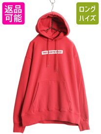 【5/18 ご愛顧感謝デーポイントUP!】 ノースフェイス 両面 プリント スウェット フード パーカー メンズ レディース M 古着 The North Face プルオーバー トレーナー アウトドア| 中古 スエット スウェットパーカー プリントパーカー フードパーカー ロゴパーカー ヘビーウ