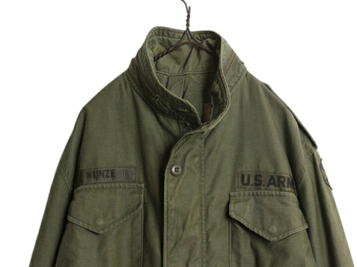 楽天市場】80s 米軍実物 US ARMY M-65 フィールド ジャケット MEDIUM 