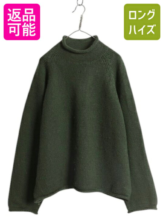 楽天市場】90s J CREW ロールネック ウール ニット セーター メンズ XL 