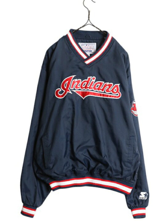 楽天市場】90s MLB オフィシャル スターター インディアンズ ナイロン 