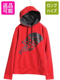 【4/12 24h限定777円OFFクーポン!】 ノースフェイス プリント フード パーカー メンズ S / 古着 The North Face ジャージ 素材 ストレッチ 裏 フリース プルオーバー ツートン| 中古 アウトドア プリントパーカー ロゴパーカー フードパーカー ジャージ素材 スウェット スエ