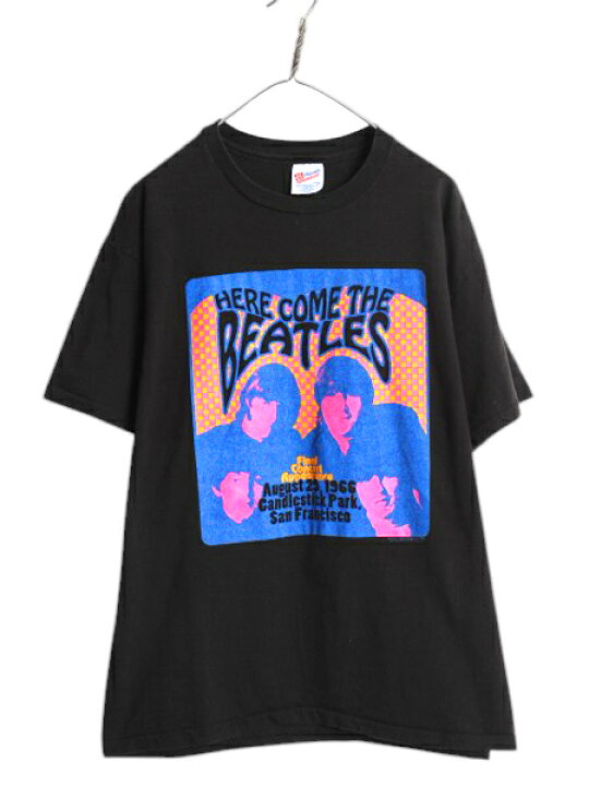 楽天市場】90s USA製 ☆ ビートルズ イラスト プリント Tシャツ メンズ 