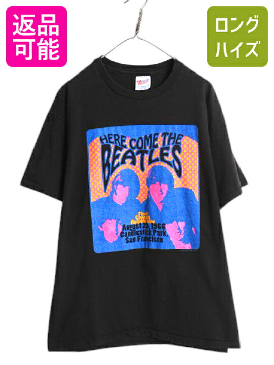 楽天市場】90s USA製 ☆ ビートルズ イラスト プリント Tシャツ メンズ 