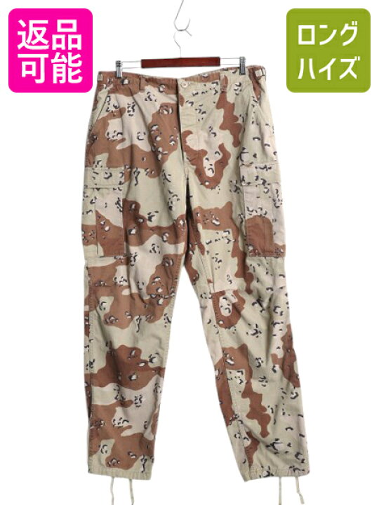 楽天市場】90s US ARMY 米軍実物 デザート カモ BDU ミリタリー パンツ 