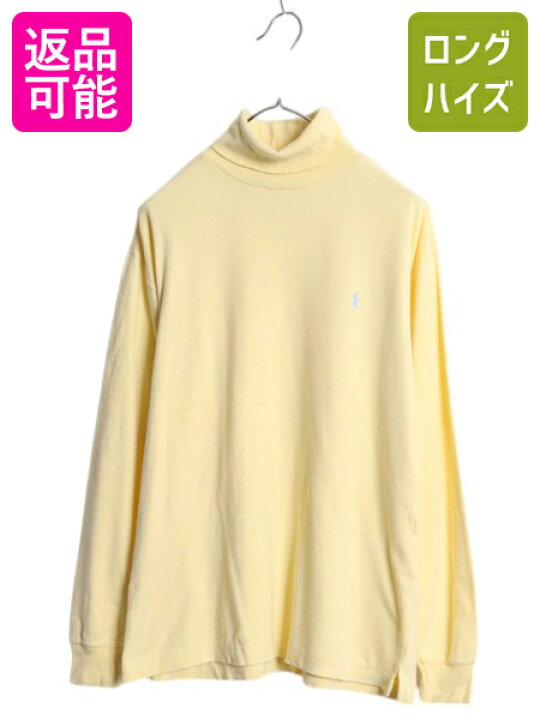 楽天市場】90s ラルフローレン タートルネック 長袖 Tシャツ メンズ М 