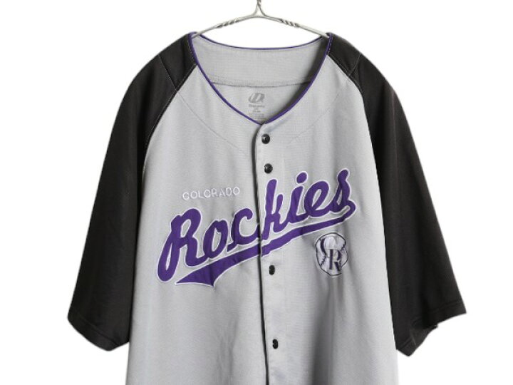 楽天市場】ロッキーズ ベースボール シャツ メンズ XXL / MLB