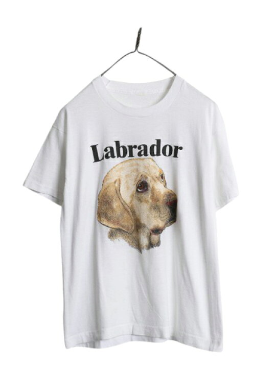 楽天市場】80s ドッグ アート イラスト プリント Tシャツ メンズ  