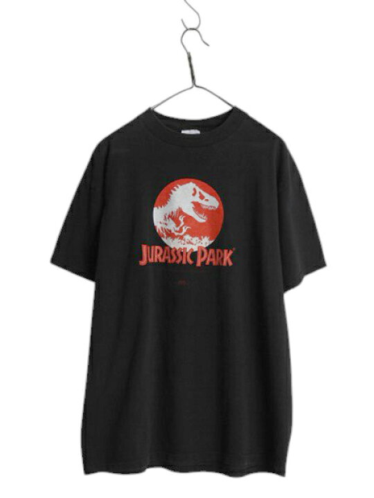 楽天市場】90s ☆ ジュラシックパーク ロゴ プリント Tシャツ メンズ 