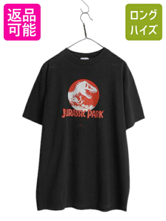 楽天市場】90s ☆ ジュラシックパーク ロゴ プリント Tシャツ メンズ 
